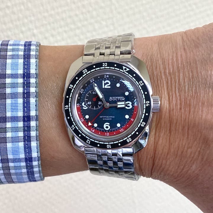 VOSTOK AMPHIBIA with additional 24hr time (71069A) - 2