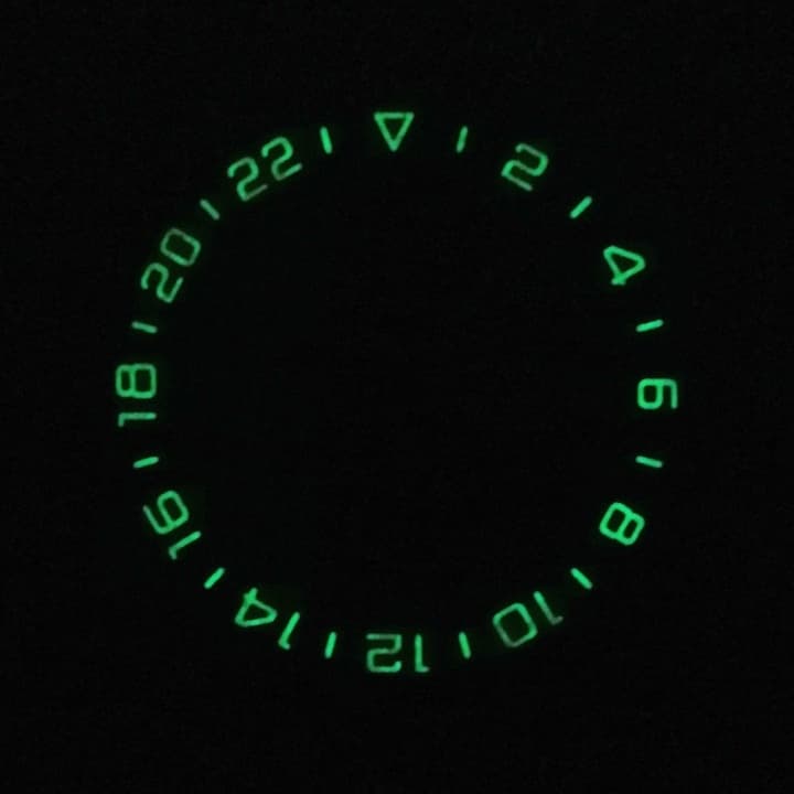 24hr bezel VOSTOK KOMANDIrskie with spring, black PVD, SuperLumiNova (65k-5/2) - 3