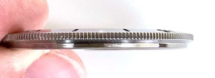 Lünette VOSTOK AMPHIBIA mit Feder, blaue Minuten (12k-1/1) - 3