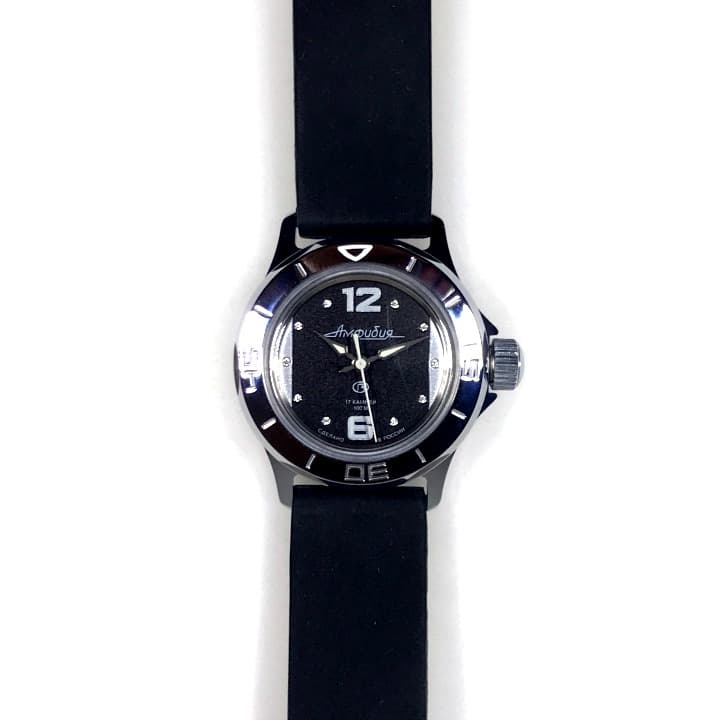 Damenuhr VOSTOK AMPHIBIA von VOSTOK, Swarovski Kristalle, ø34mm 2409 / 051227 - 2