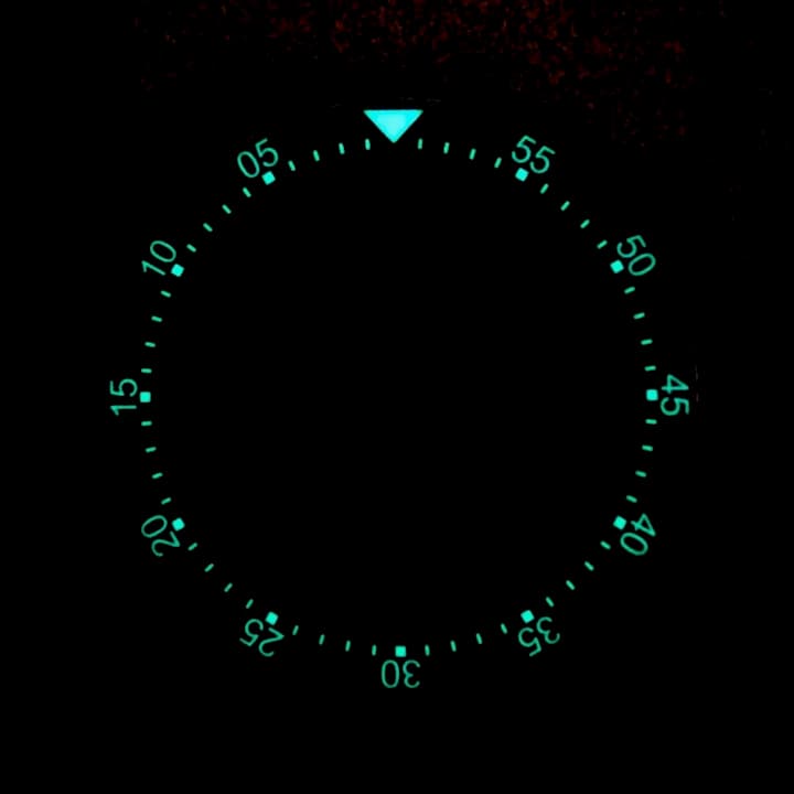 Countdown - bezel ceramic VOSTOK AMPHIBIA KOMANDIRSKIE with spring (LU-INS-27) - 3