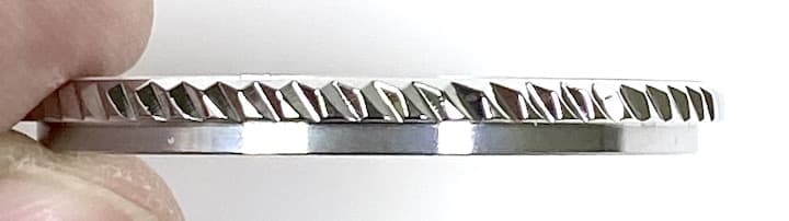 Bezel ceramic VOSTOK AMPHIBIA KOMANDIRSKIE with spring (LU-INS-25) - 4