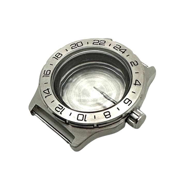 Gehäuse VOSTOK 350, gebürstet, 24-Std.-Lünette (350ksb / 9) - 2