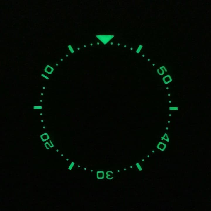 Countdown - bezel ceramic VOSTOK AMPHIBIA KOMANDIRSKIE with spring (LU-INS-26) - 3