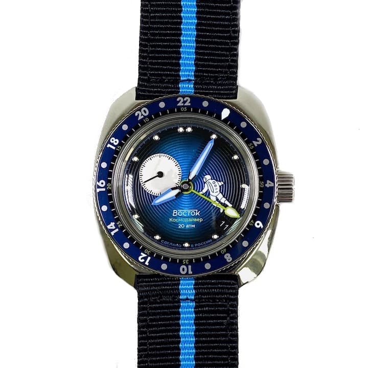 VOSTOK AMPHIBIA COSMO DIVER sapphire glass no. 345/987 (710CMD) - 2