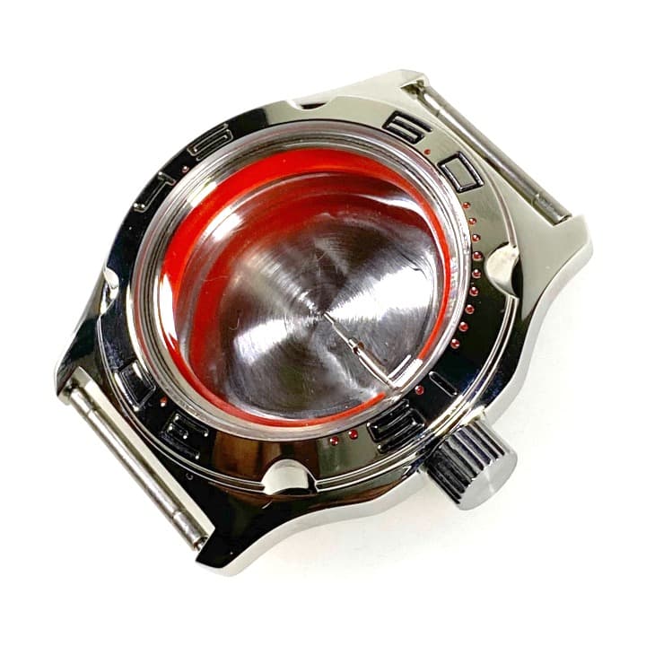 Case VOSTOK 100 red minutes, polished (100ksb / 2) - 2