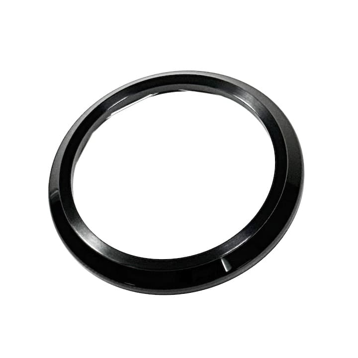 Neutrale Lünette für VOSTOK AMPHIBIA Uhren mit Feder, PVD schwarz, poliert/gebürstet (17k-5/2) - 2