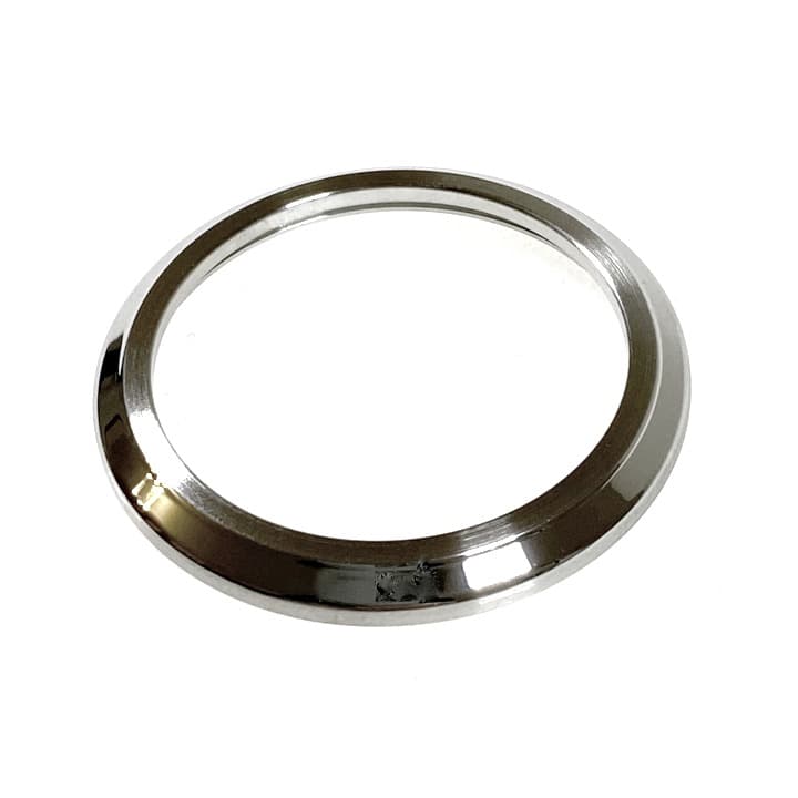 Neutrale Lünette für VOSTOK AMPHIBIA Uhren mit Feder, poliert/gebürstet (17k-5/1) - 2