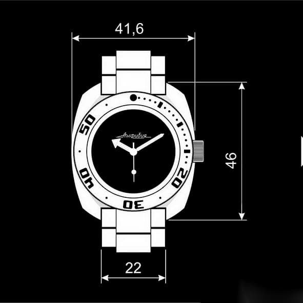 Case VOSTOK 710, polished (710ksb) - 4