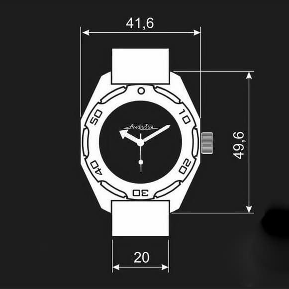 Gehäuse VOSTOK 670, poliert with polished bezel (670ksb / 2) - 4