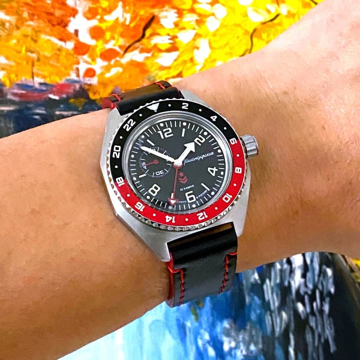 VOSTOK KOMANDIRSKIE with additional 24hr time (650539 S3) - 2