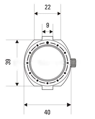 Case VOSTOK AMPHIBIA NEPTUN 690, polished with bracelet (690ksb - 1) - 2