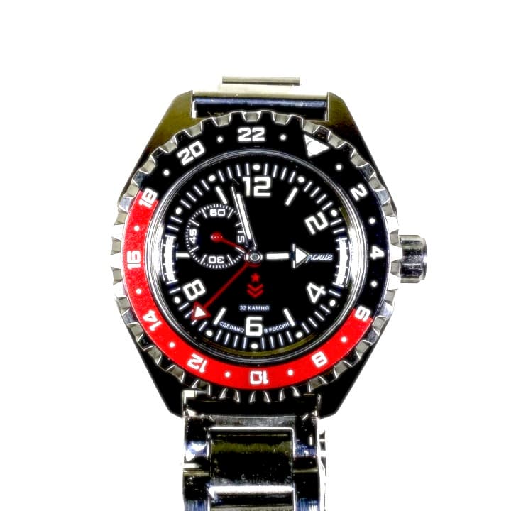 VOSTOK KOMANDIRSKIE mit zusätzlicher 24Std.-Zeit (650539 S4) - 2