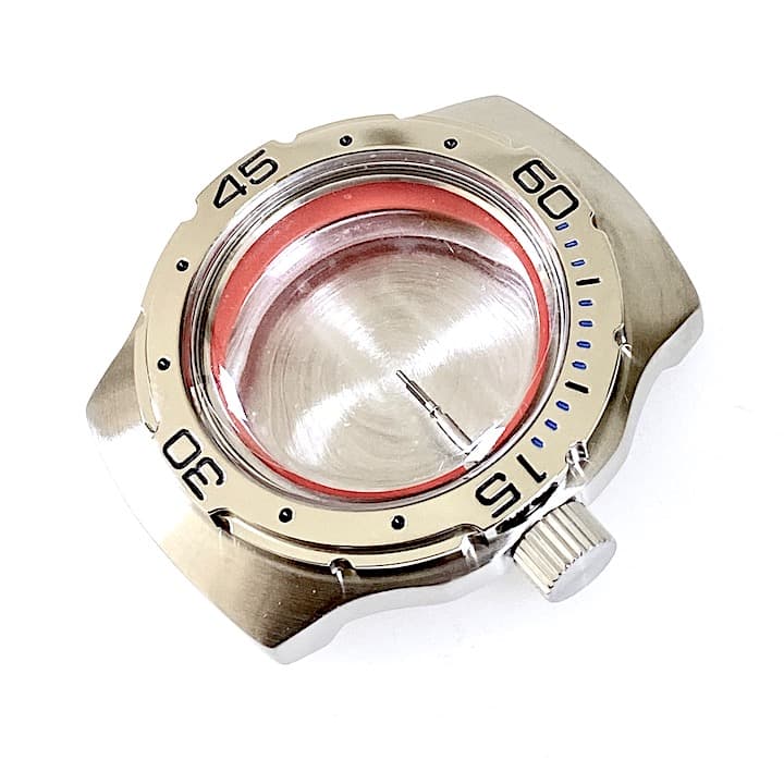 Case VOSTOK 160 blue minutes, brushed (1060ksb / 2) - 2