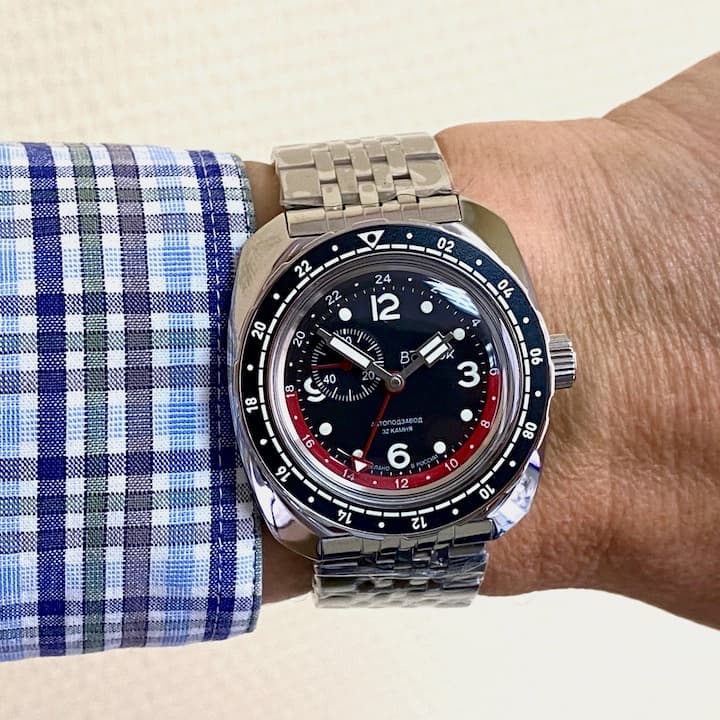 VOSTOK AMPHIBIA with additional 24hr time (71070A) - 2