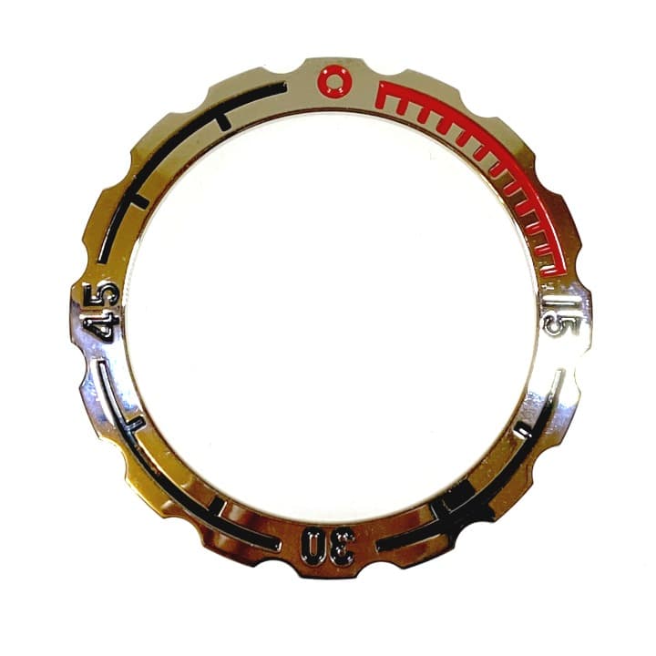 Lünette VOSTOK AMPHIBIA mit Feder, poliert (09k-1)