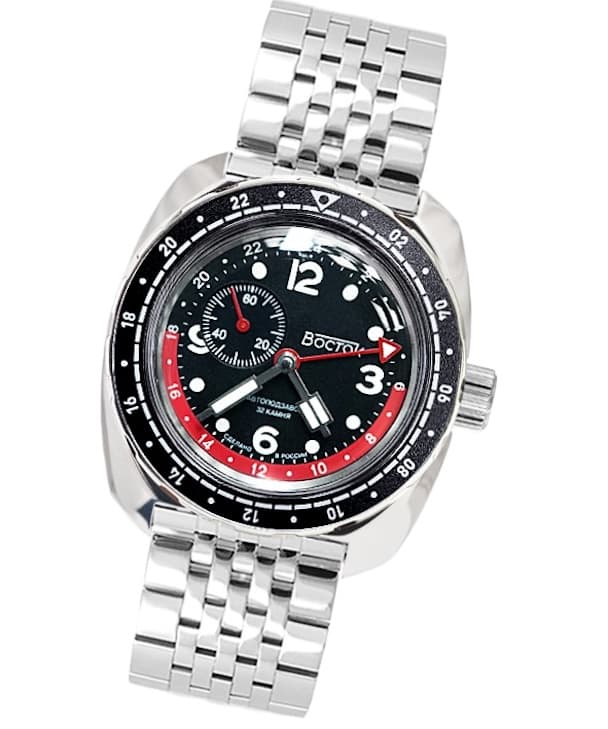 VOSTOK AMPHIBIA mit zusätzlicher 24Std.-Zeit (71070A)