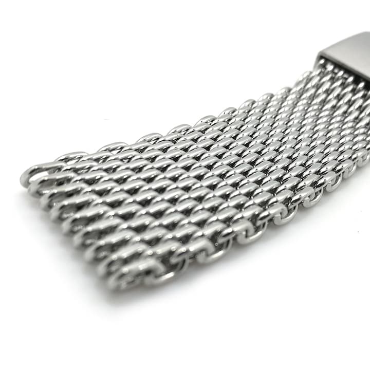 22mm, shark mesh bracelet, stainless steel bracelet for AMPHIBIA and KOMANDIRSKIE watches (ST22-08) - 3