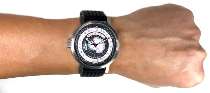 24-hour automatic watch UMNYASHOV ANTARCTICA (2431.14) - 2