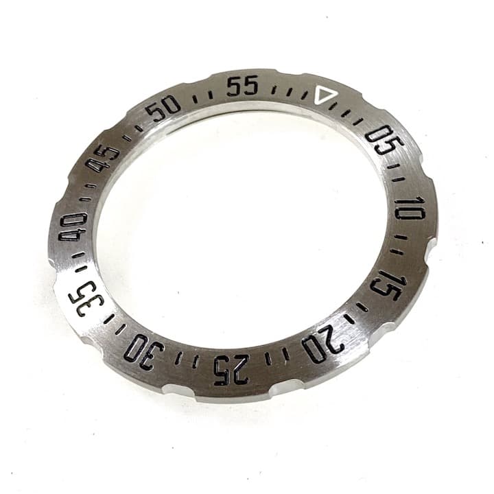 Lünette VOSTOK KOMANDIRSKIE mit Feder, gebürstet (35k-6/11) - 2