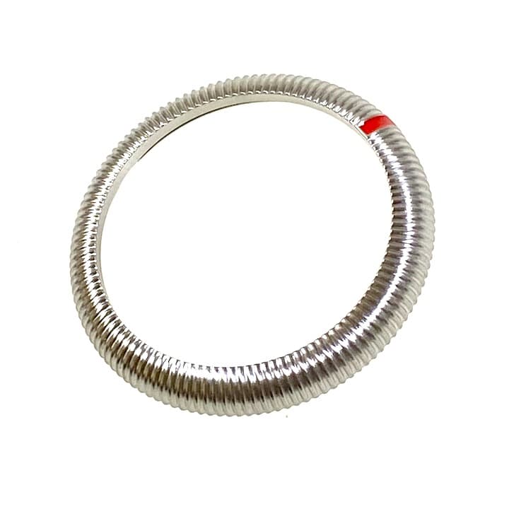 Geriffelte SwissChrono Lünette gebürstet VOSTOK AMPHIBIA KOMANDIRSKIE mit Feder (LU-MAS-19) - 2