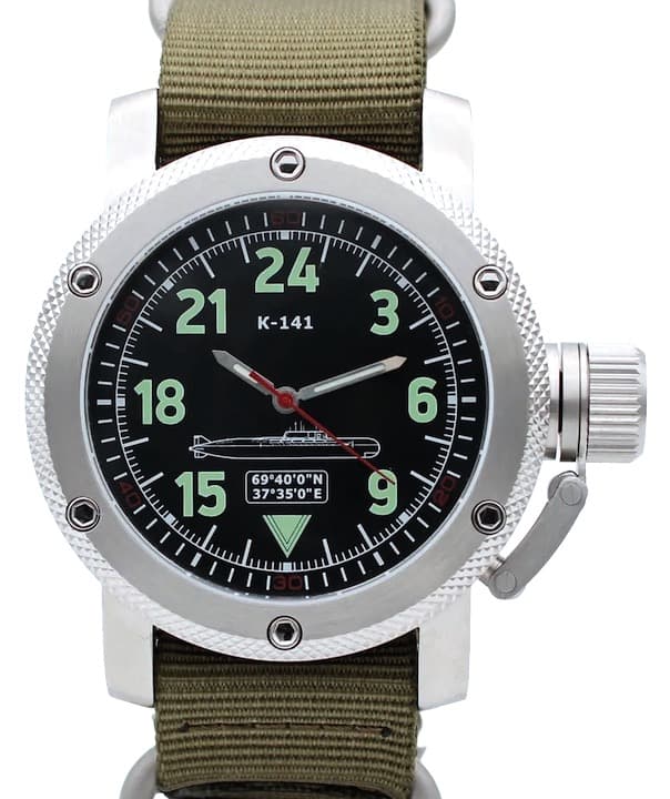 TRIUMPH U-BOOT KURSK, 24 Std. Zeit, SAPHIRE Glas (1089.21)