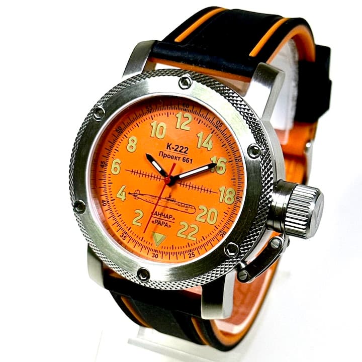 TRIUMPH SUBMARINE ANCHAR, 24hr time, SAPPHIRE glass (1033.015) - 2