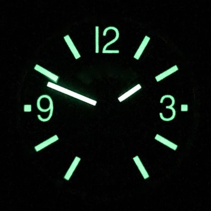 Russian automatic watch VOSTOK KOMANDIRSKIE K-46 with additional 24hr time indication, AVIATOR strap by VOSTOK, stainless steel, brushed, ø41mm - 2