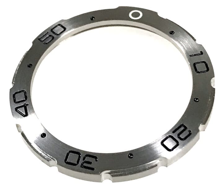 Lünette VOSTOK AMPHIBIA mit Feder, gebürstet (67k2/2) - 2