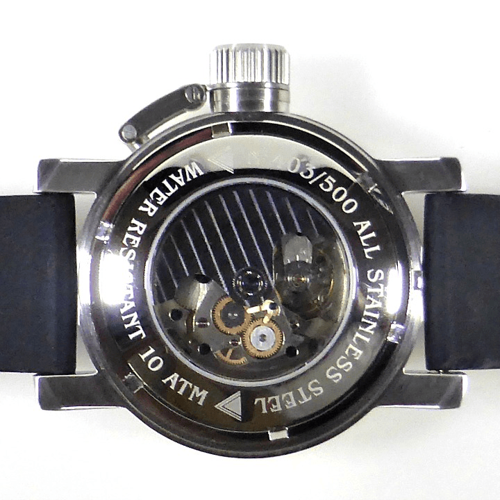 "RUSSIAN NAVY" - 24-hour automatic watch from TRIUMPH with VOSTOK movement, stainless steel, ø47mm - 3