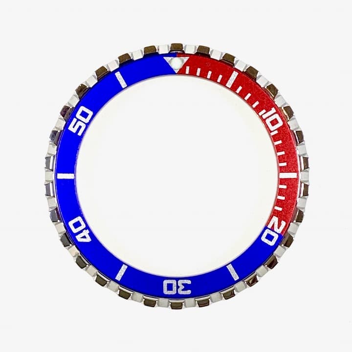 Crown - PEPSI Lünette VOSTOK AMPHIBIA KOMANDIRSKIE poliert (LU-INS-41)