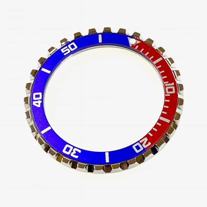 Crown - PEPSI bezel VOSTOK AMPHIBIA KOMANDIRSKIE polished (LU-INS-41) - 2