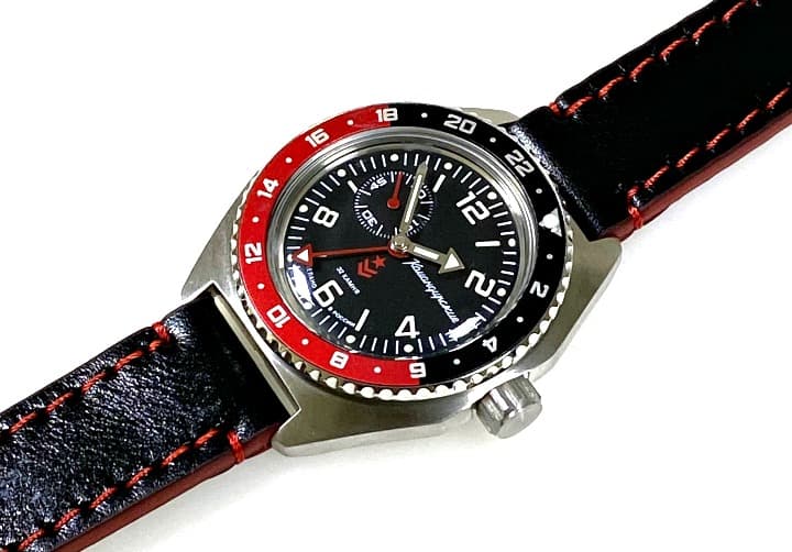 VOSTOK KOMANDIRSKIE mit zusätzlicher 24Std.-Zeit (650539 S3) - 4