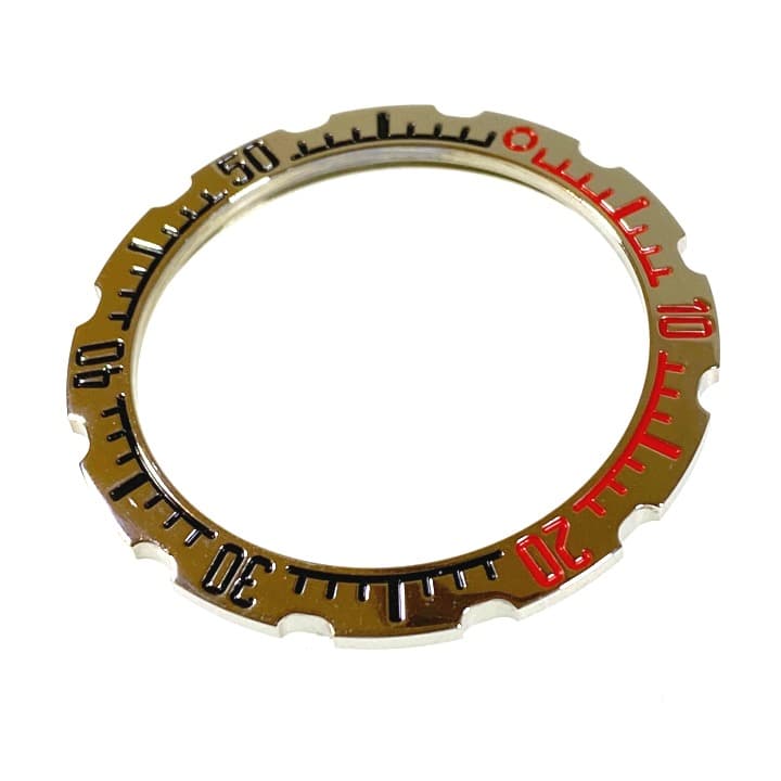 Lünette VOSTOK AMPHIBIA mit Feder, poliert (35k-2 polished) - 2