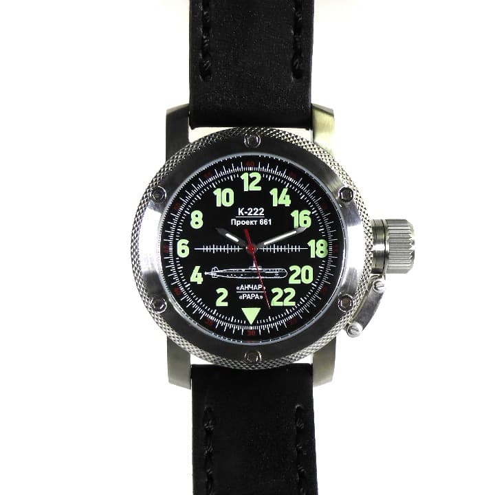 TRIUMPH SUBMARINE ANCHAR, 24hr time, SAPPHIRE glass (1034.01) - 3