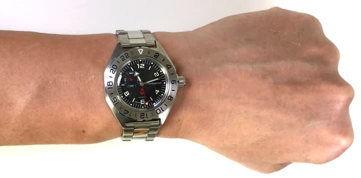 VOSTOK KOMANDIRSKIE with additional 24hr time (650539) - 2