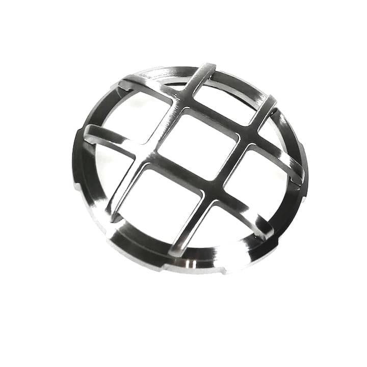 Bezel protective grid VOSTOK AMPHIBIA KOMANDIRSKIE with spring, brushed (LU-MAS-53) - 2