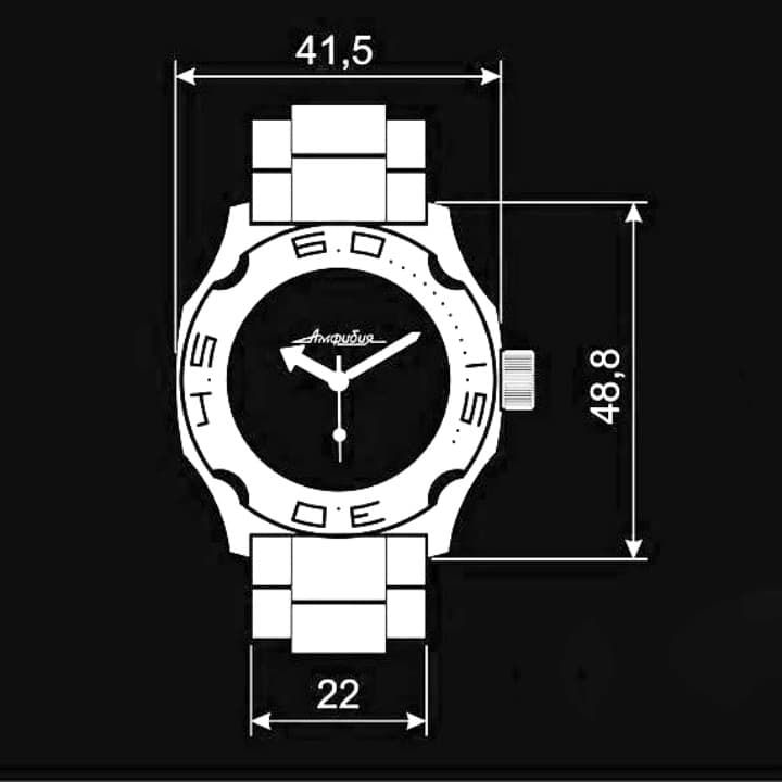 Case VOSTOK 100, polished (100ksb / 4) - 2