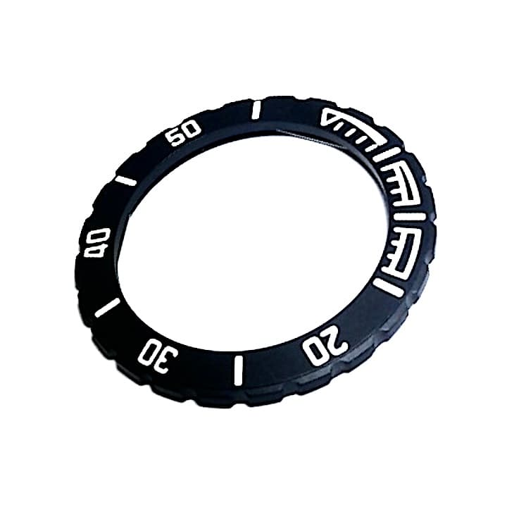 Bezel VOSTOK KOMANDIRSKIE with spring, black PVD (65k-2/2) - 2