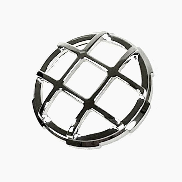 Bezel protective grid VOSTOK AMPHIBIA KOMANDIRSKIE with spring, polished (LU-MAS-52) - 2