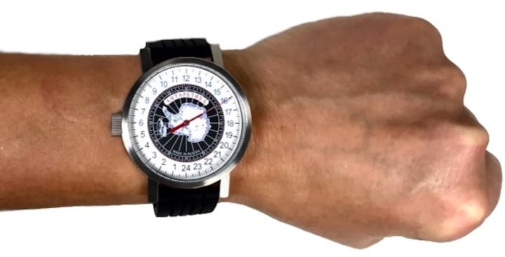UMNYASHOV ANTARCTICA 24-hour single-hand automatic watch (2431.12) - 2