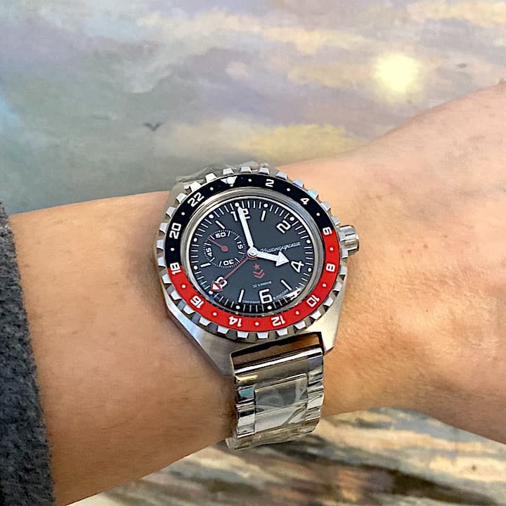 VOSTOK KOMANDIRSKIE with additional 24hr time (650539 S4) - 2