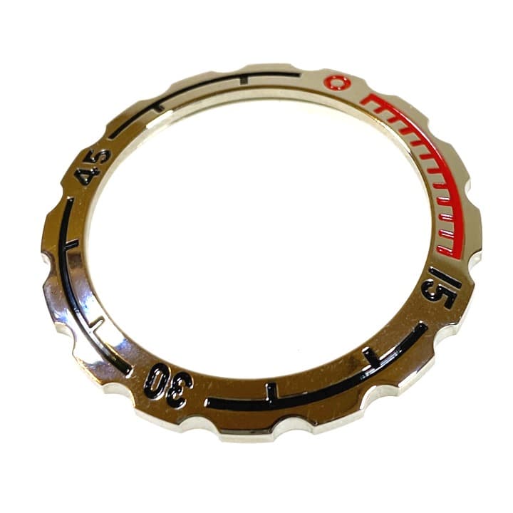 Lünette VOSTOK AMPHIBIA mit Feder, poliert (09k-1) - 2