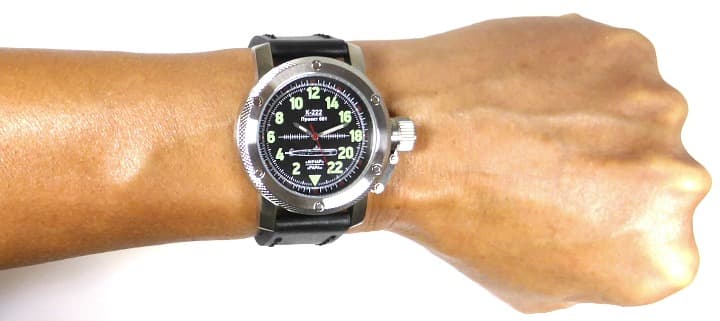 TRIUMPH SUBMARINE ANCHAR, 24hr time, SAPPHIRE glass (1034.01) - 2