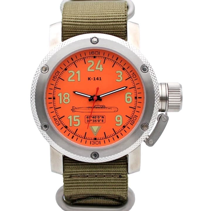 TRIUMPH U-BOOT KURSK, 24 Std. Zeit, SAPHIRE Glas (1088.21)