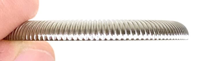 Geriffelte SwissChrono Lünette gebürstet VOSTOK AMPHIBIA KOMANDIRSKIE mit Feder (LU-MAS-21) - 3