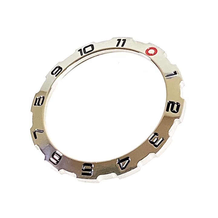 Bezel VOSTOK AMPHIBIA with spring, polished (10k6) - 2