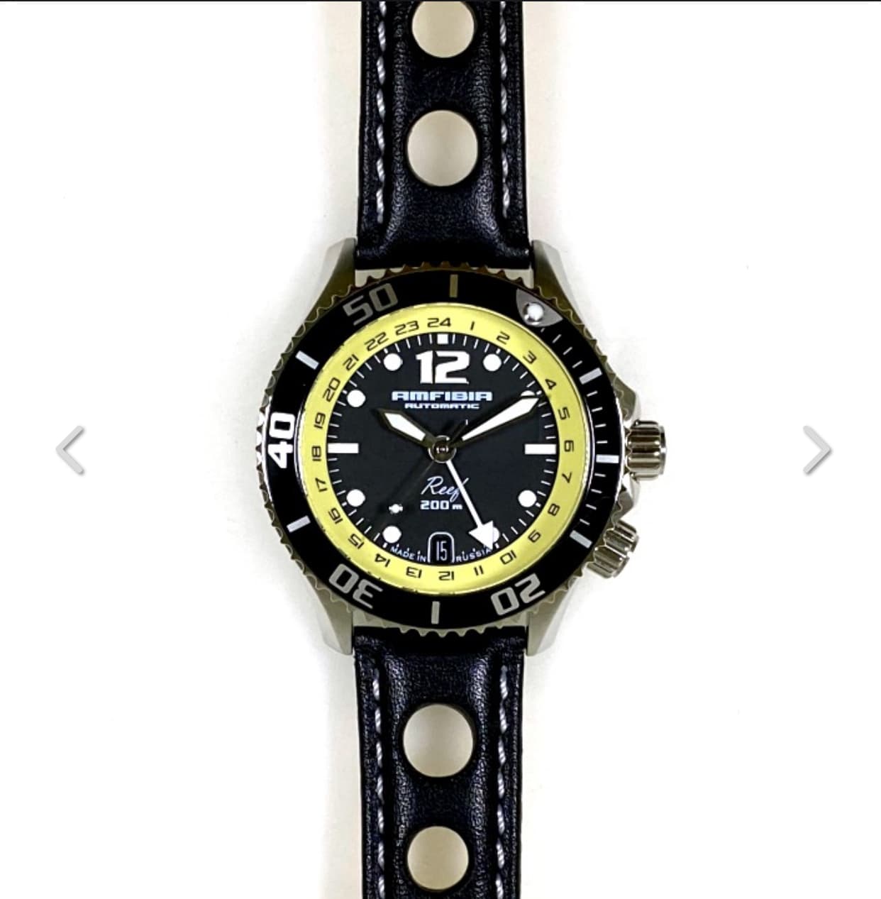 VOSTOK AMFIBIA REEF, additional 24hr - GMT - time (080481) - 2