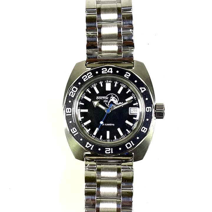 VOSTOK AMPHIBIA SCUBA DUDE 24hr time (17006B) - 2