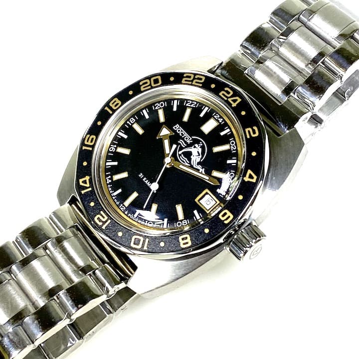 VOSTOK AMPHIBIA SCUBA DUDE 24hr time (17005B) - 4